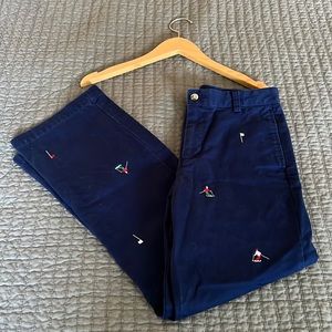 Vineyard Vines Boys embroidered skiers boys pants 16